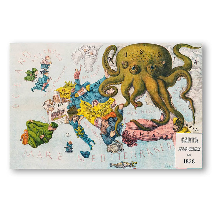 Papagallo no.15 la Piovra Russa Anno VI by Augusto Grossi Art Print