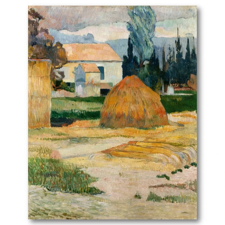 Paul Gauguin's Landscape near Arles Art Print
