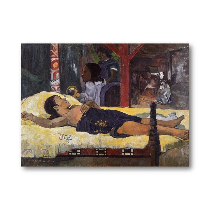 Paul Gauguin's The Birth of Christ Art Print