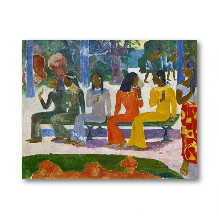 Paul Gauguin's We Shall Not Go to Market Today Art Print