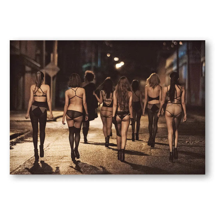 Street Women Strolling Photo Print