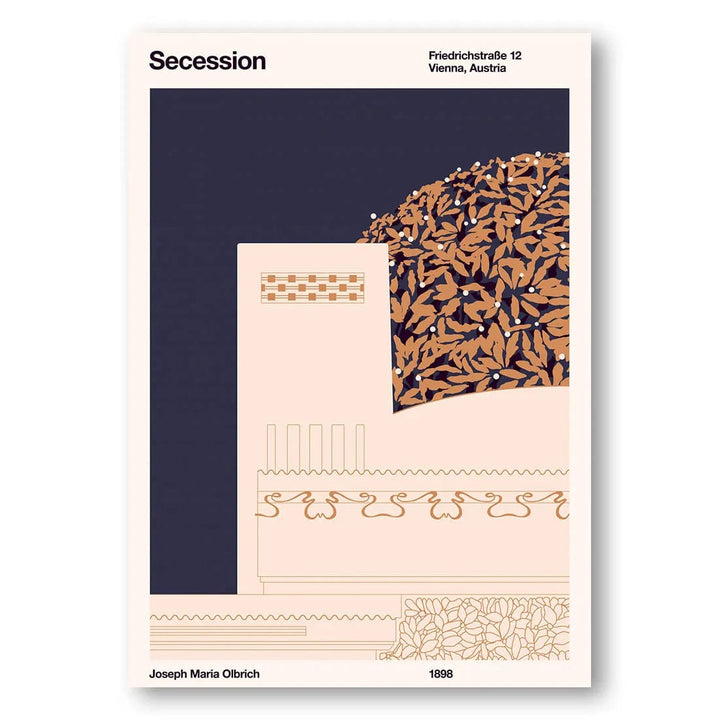Secession Vienna Blossoms Art Print