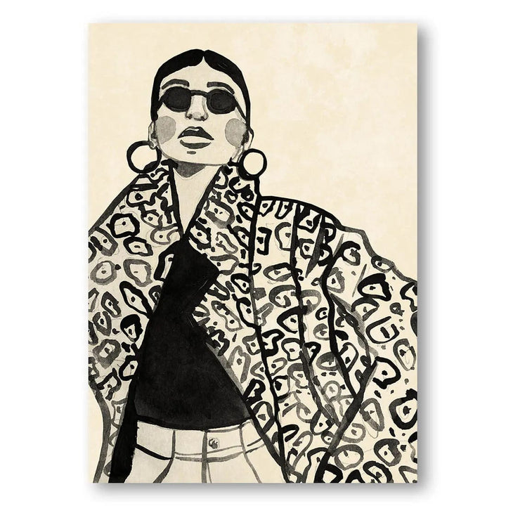 Chic Confidence Contemporary Art Print