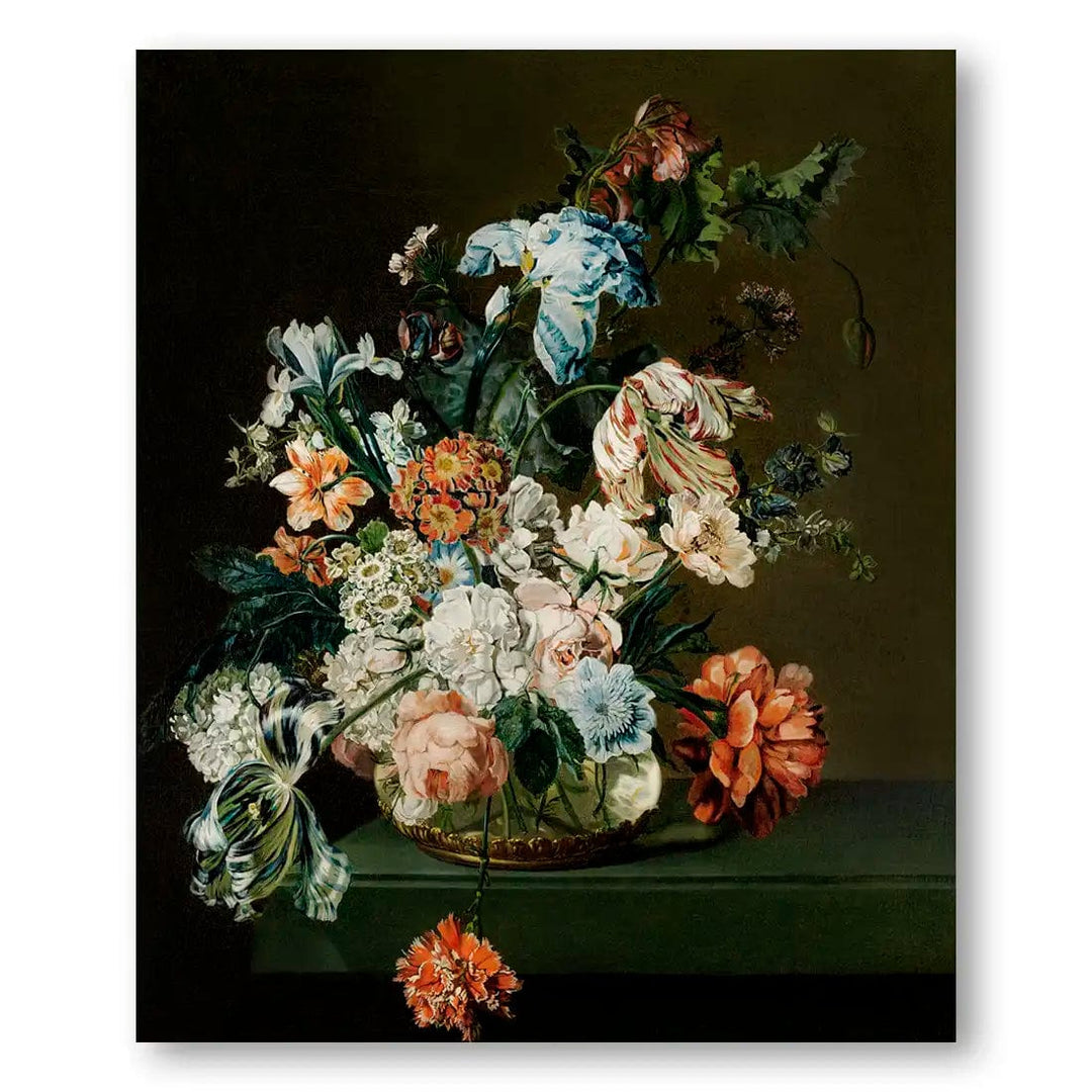 Still Life with Flowers by Cornelia van der Mijn Art Print
