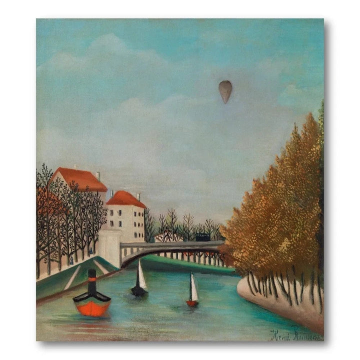 View of the Pont de Sevres by Henri Rousseau Art Print