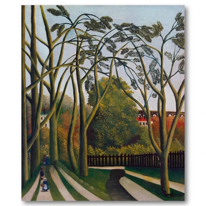 The Banks of the Bievre by Henri Rousseau Art Print