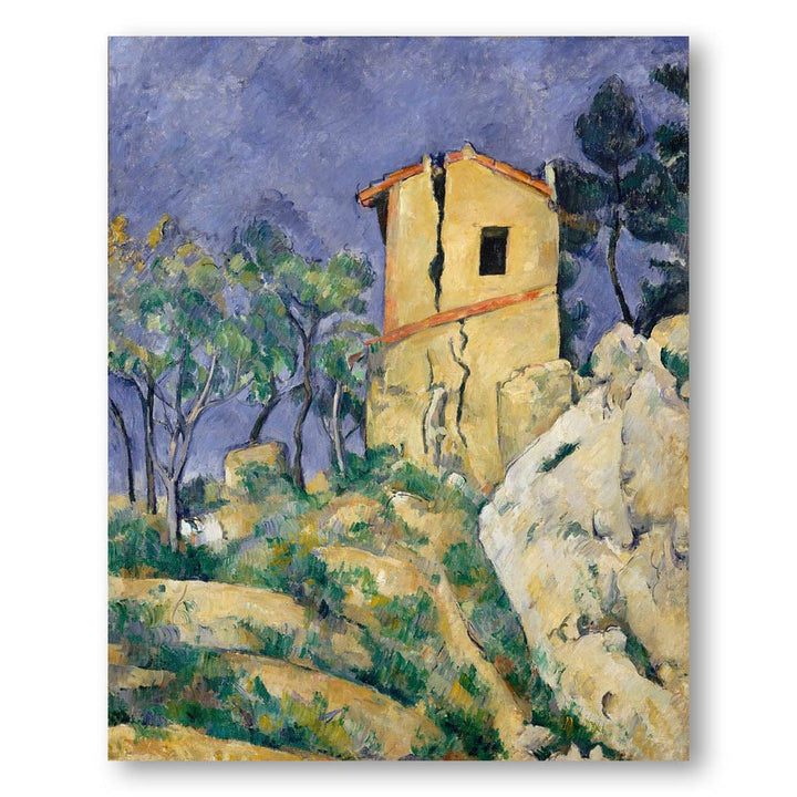 The House with the Cracked Walls by Paul Cézanne Art Print