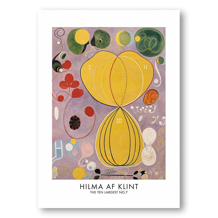 Abstract Floral Symphony Art Print