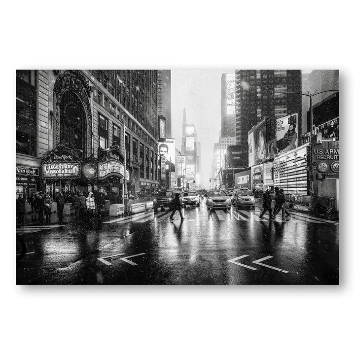 Crossing Times Square Photo Print