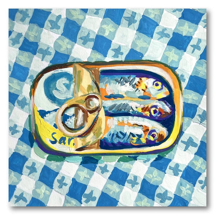 Sardina Pilchardus Pop Art Print