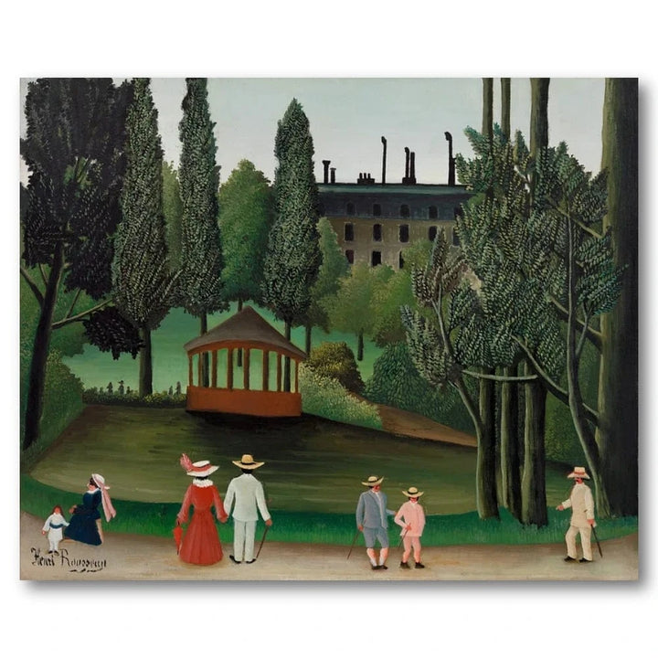 View of Montsouris Park by Henri Rousseau Art Print