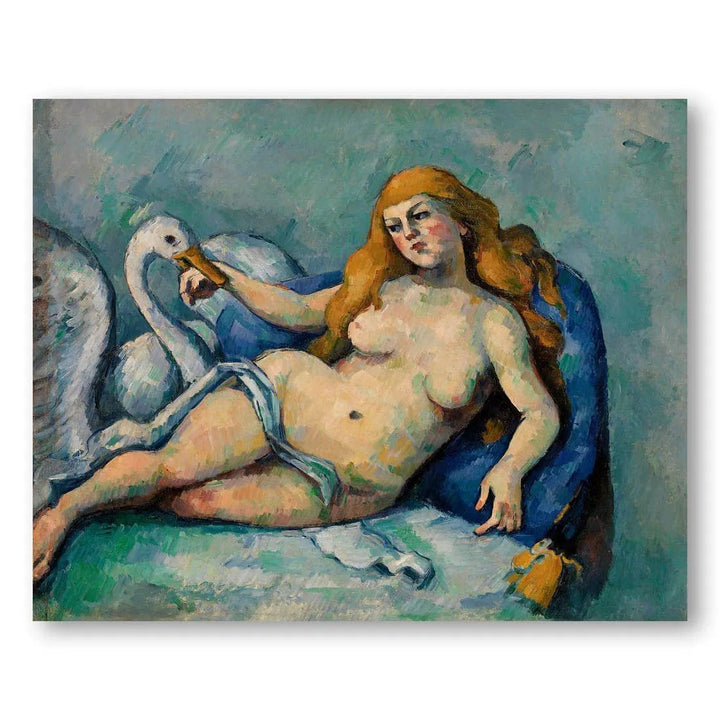 "Repose with Swan" Iconic Vintage Art Print