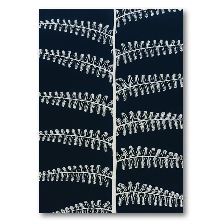 Ebon Ivory Fern Serenity Art Print