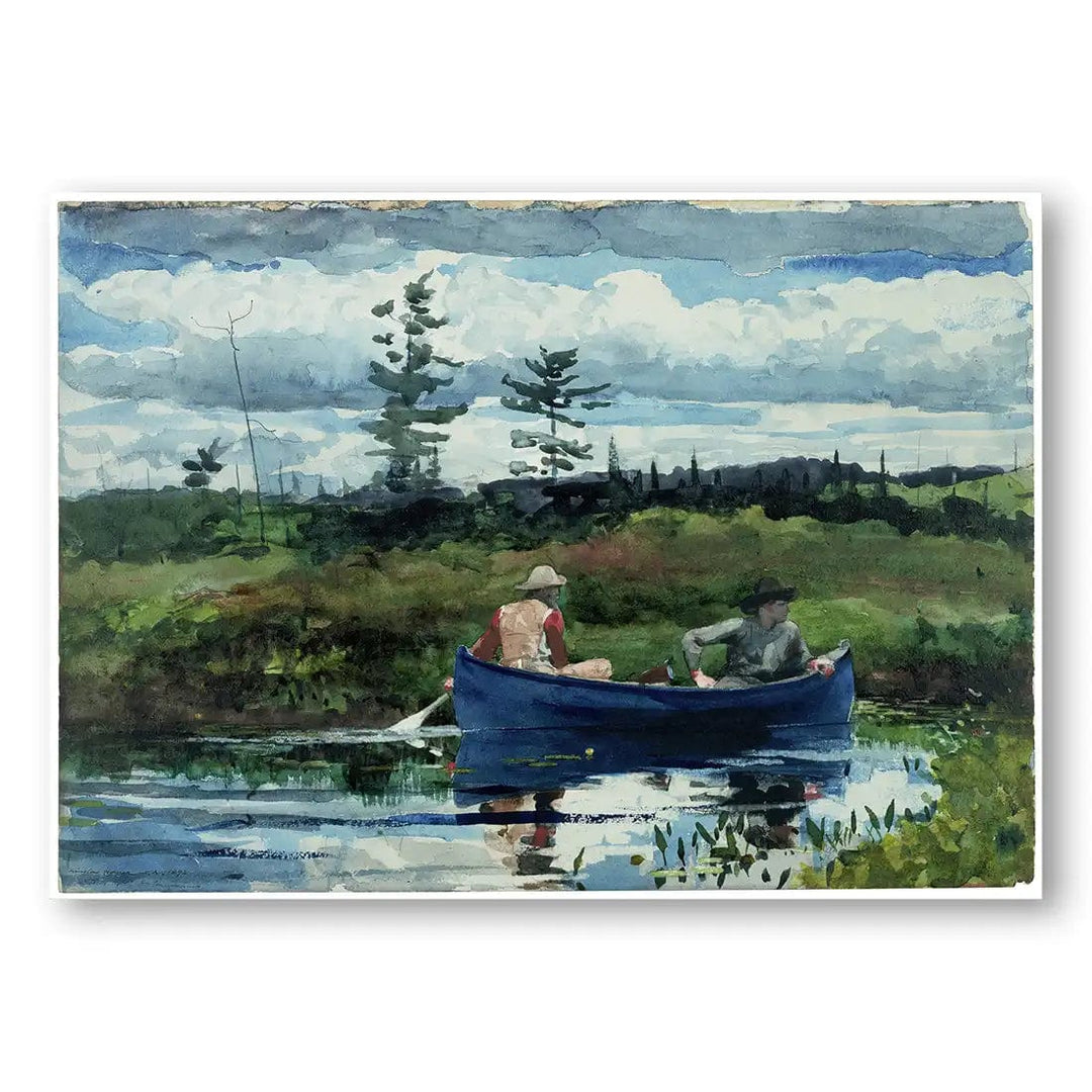 Blue Boat by Winslow Homer Vintage Landscape Art Print