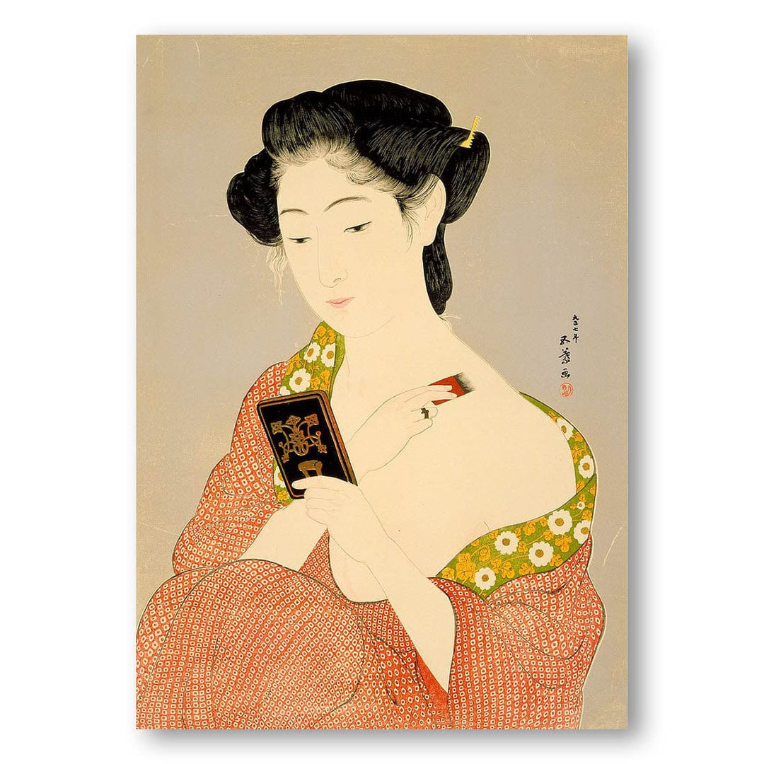 Woman at Toilette by Hashiguchi Goyo Art Print