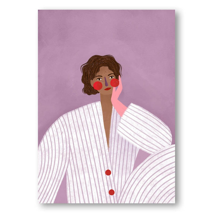 Reflection in Rose Tones Art Print