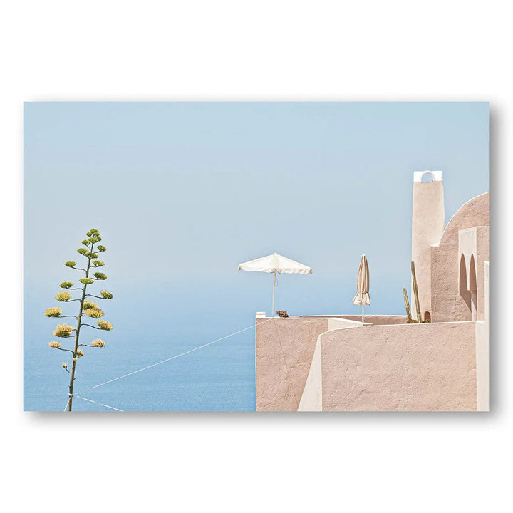 Seaside Terrace Relaxation Photo Print