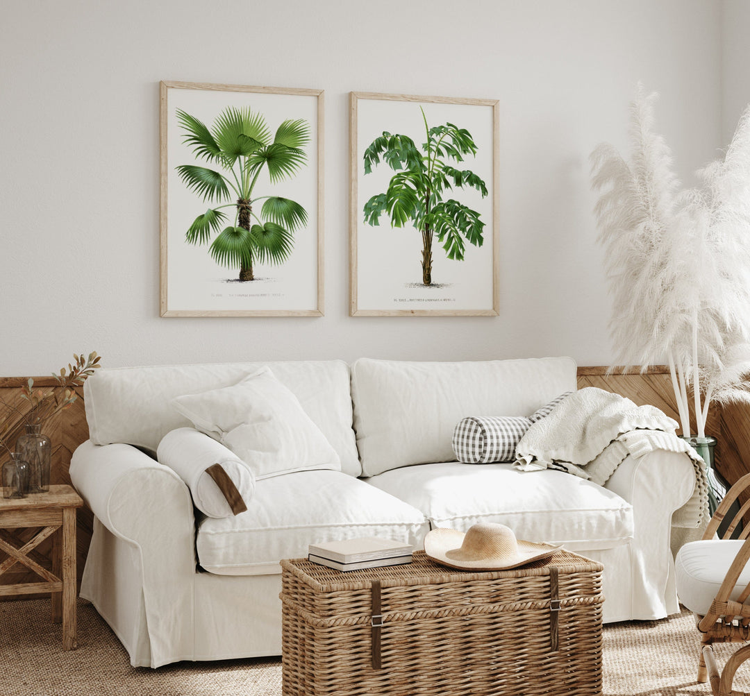 Pair of Vintage Palm Art Prints 1