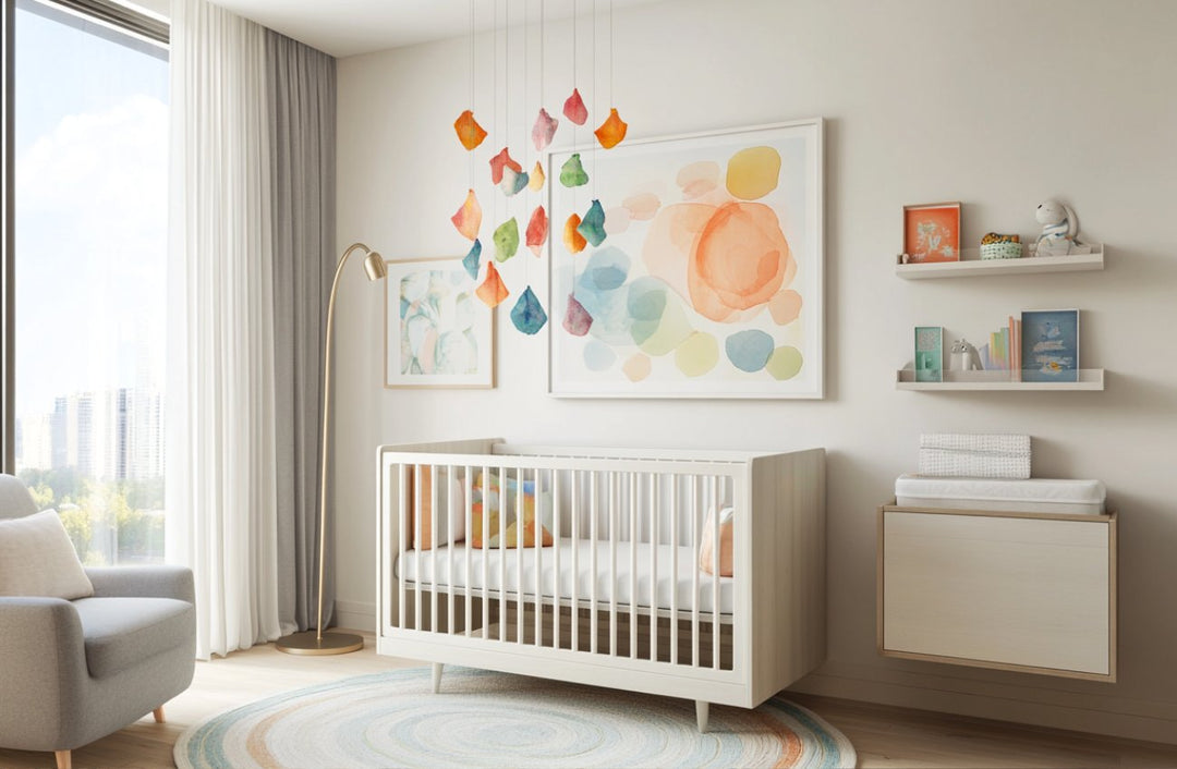 Whimsical Wonders: Transform Your Baby's Nursery with Enchanting Abstract Art