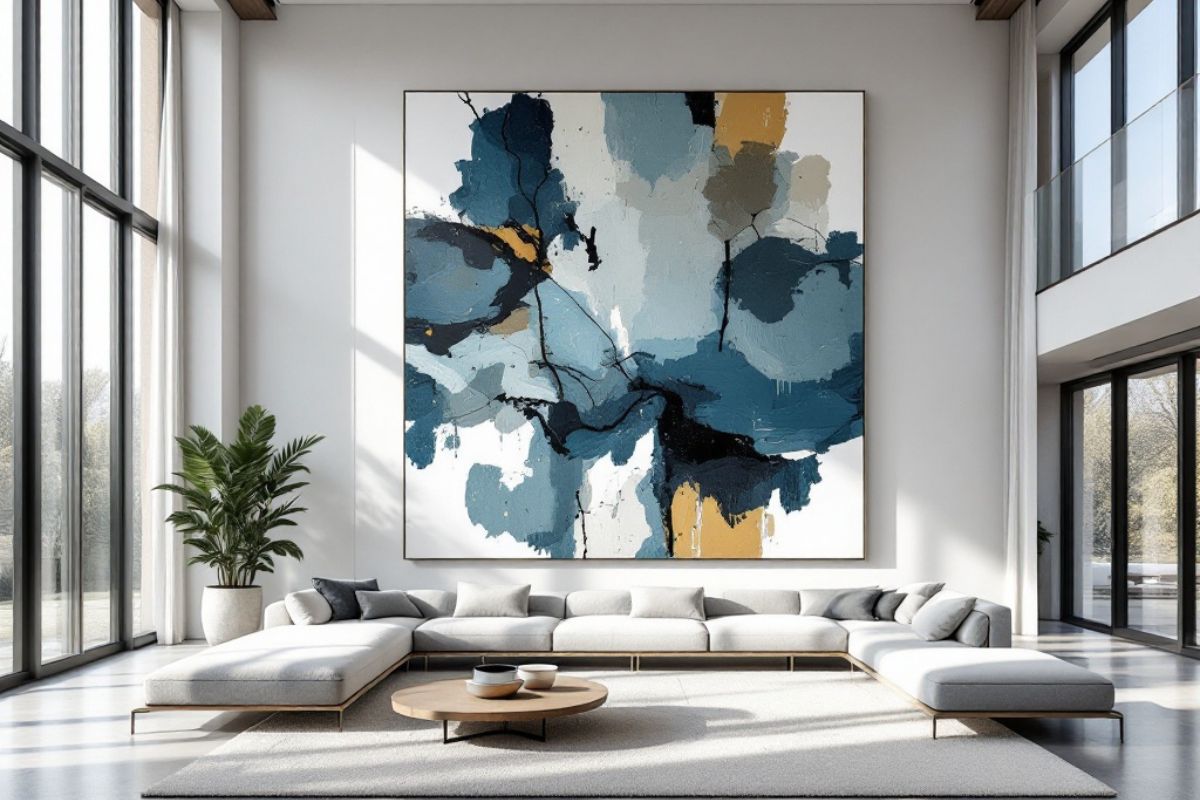 Make a Statement: Large Abstract Wall Art for Bold Interior Design ...