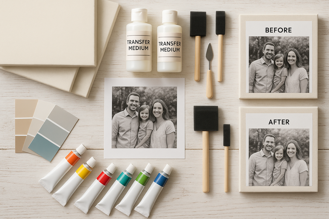 Canvas Transfer Guide: Turn Photos into Lasting Canvas Art | Stone and Gray