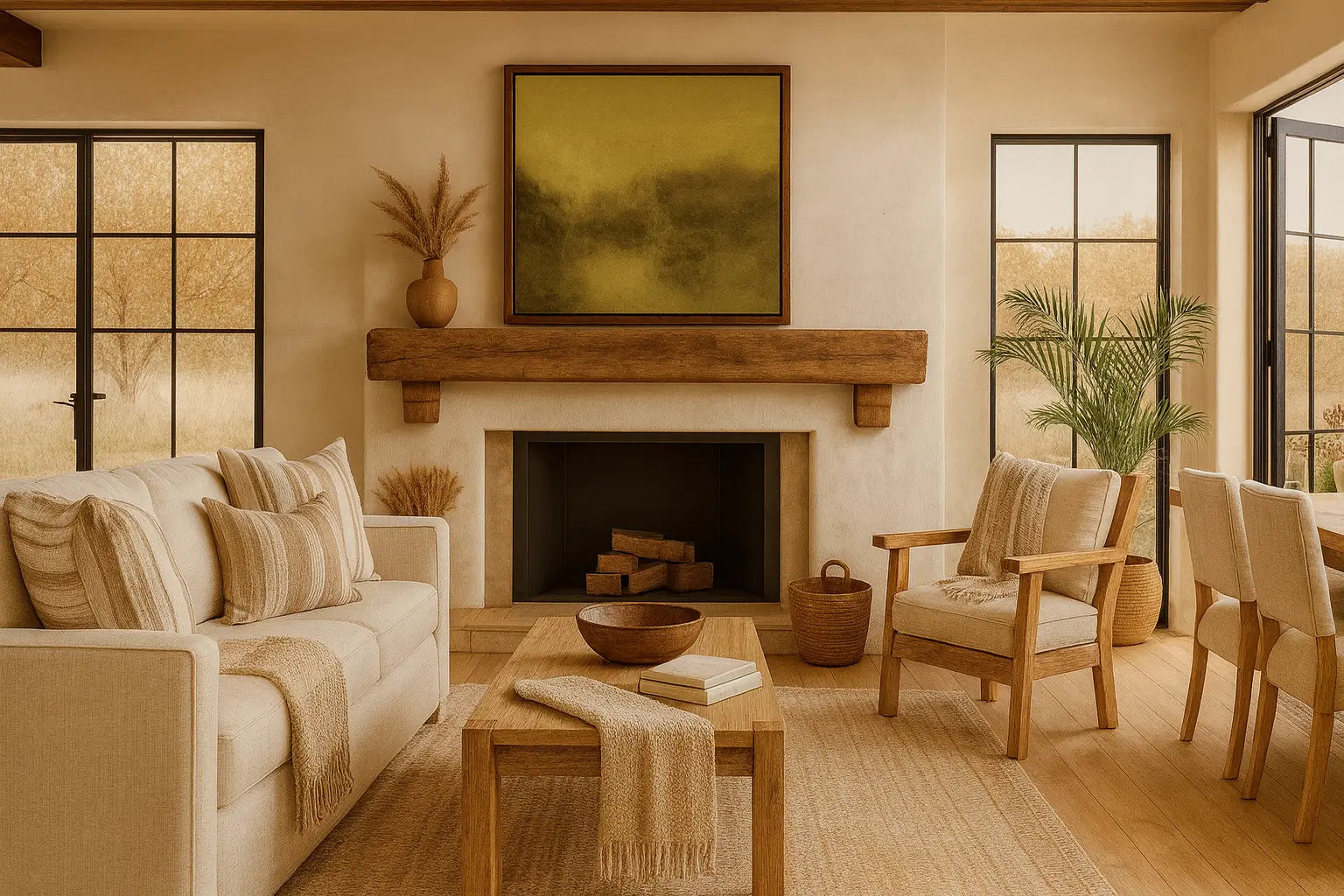 Warm & Earthy Abstract Art Prints