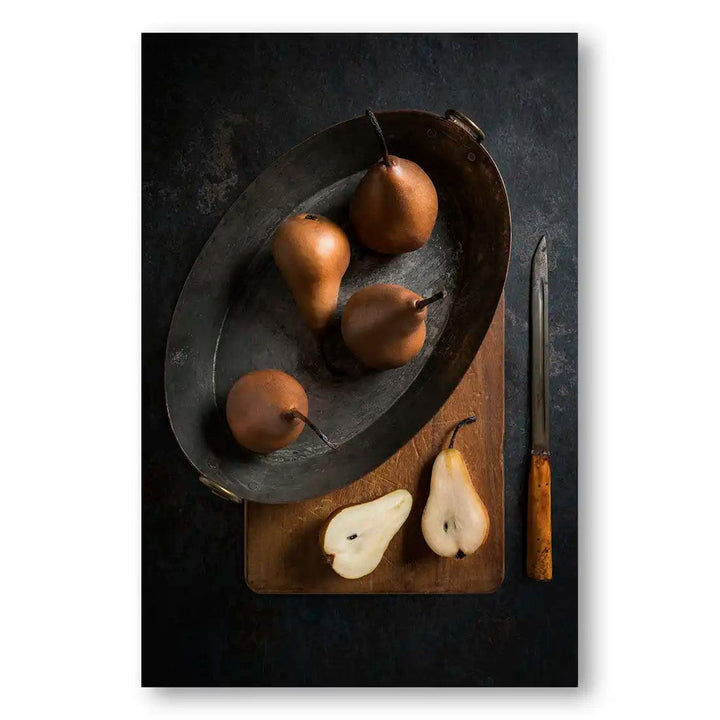 Rustic Pear Ensemble Art Print