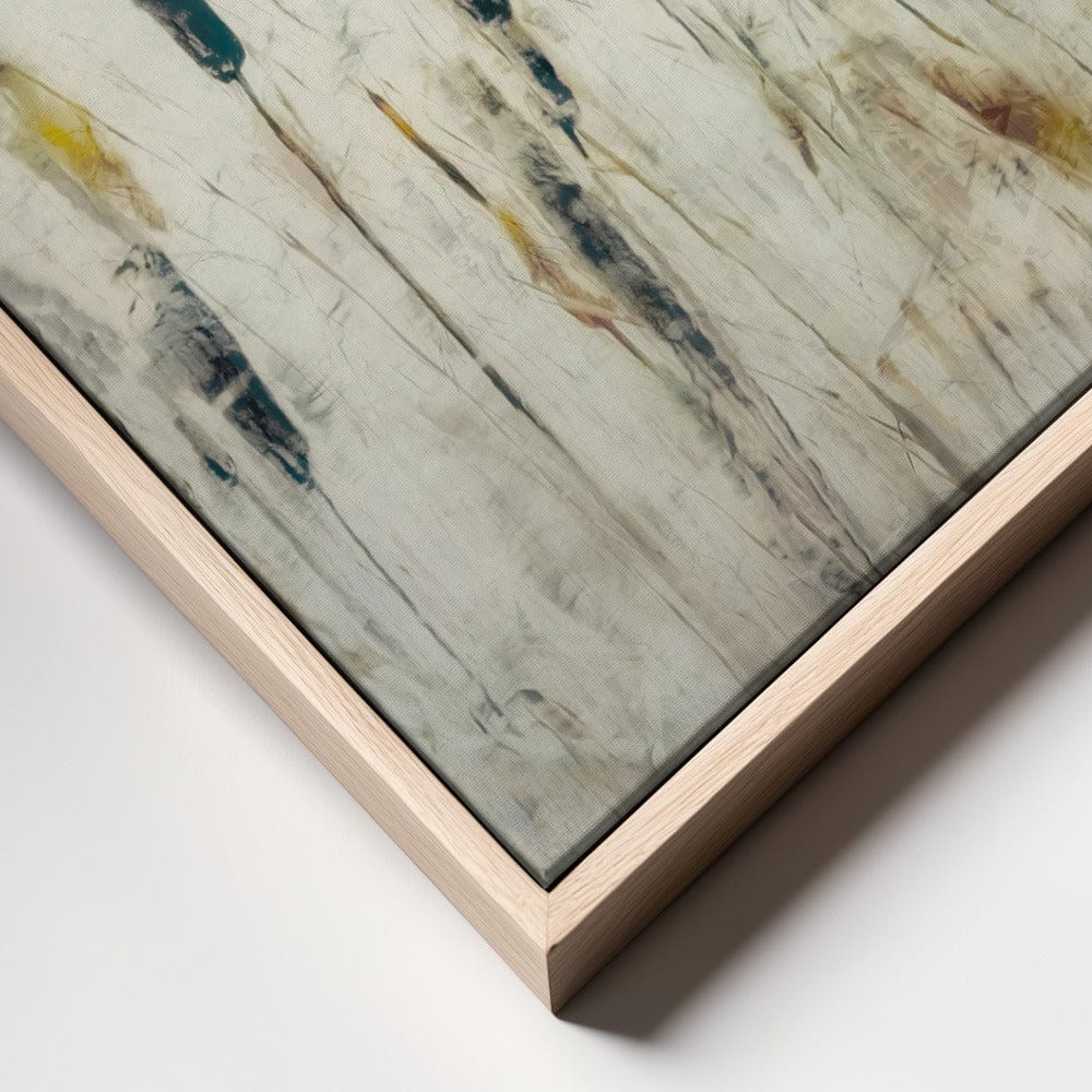 Whispers of Nature 2 Mounted Canvas + Light Oak Look Floater Frame