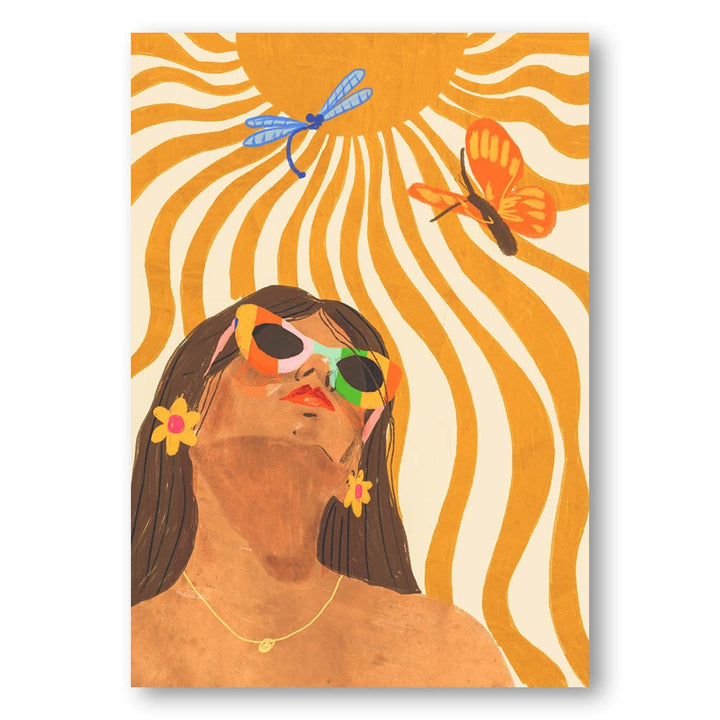 Basking in Sunbeams Art Print