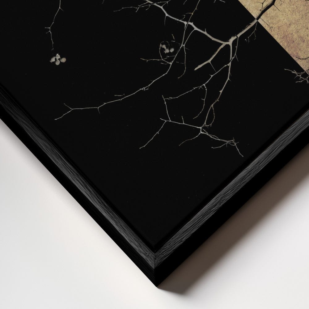 Last Berries Mounted Canvas + Black Floater Frame