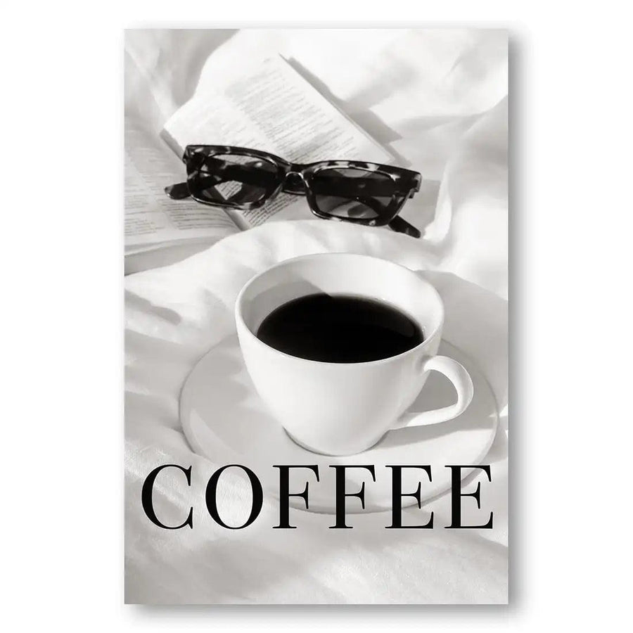 Coffee in Bed Word Art Print
