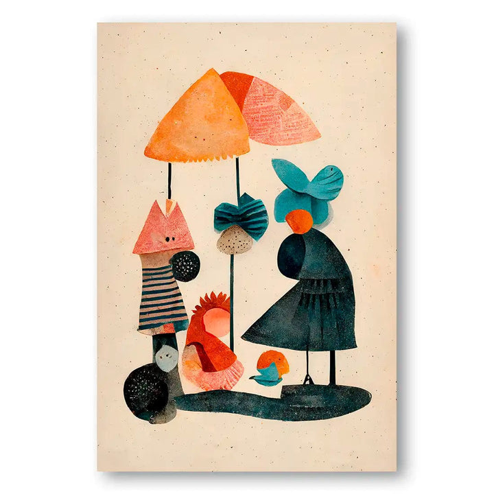 Whimsical Togetherness Print