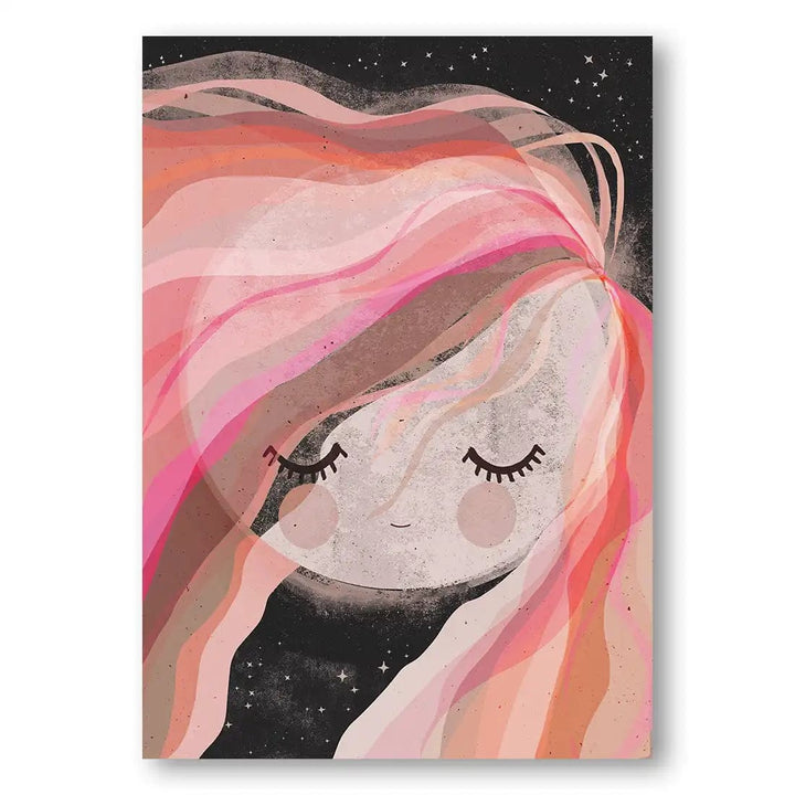 Moon Girl by Treechild Print