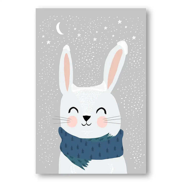 Snow Bunny by Treechild Print