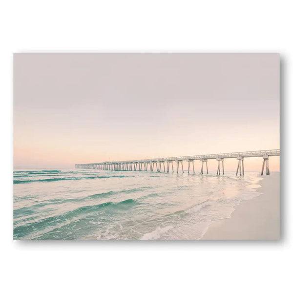 Serene Pier Sunset Print