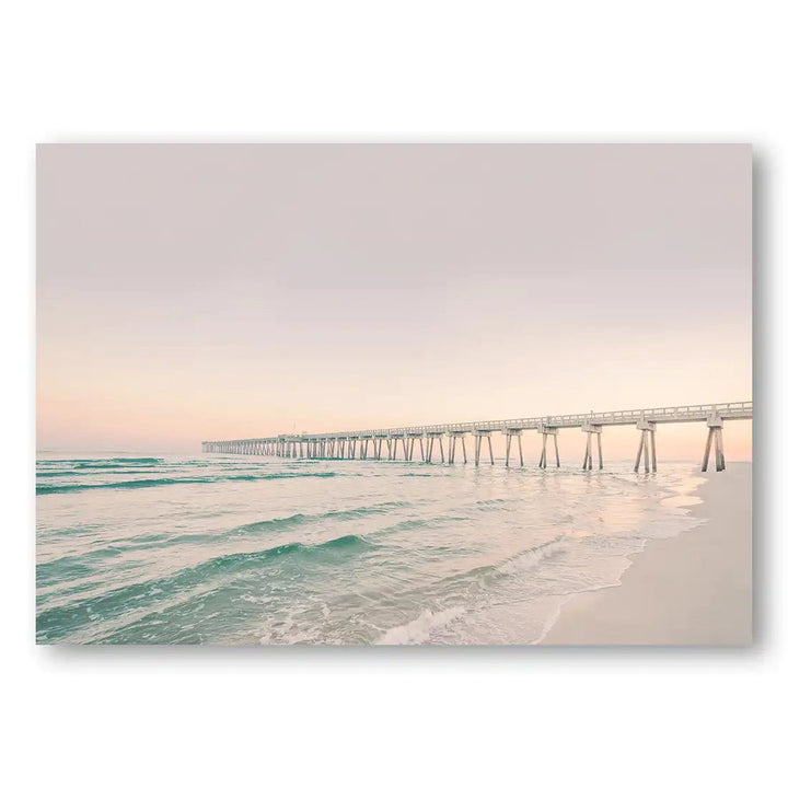 Serene Pier Sunset Print