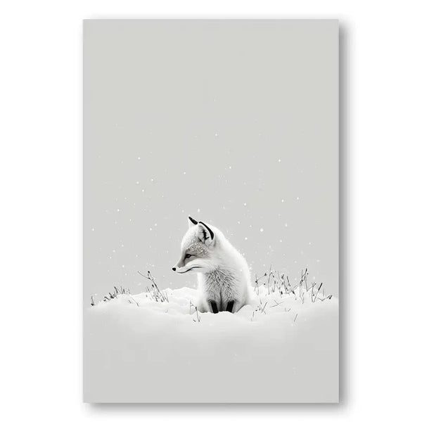 Snow Fox by Treechild Print