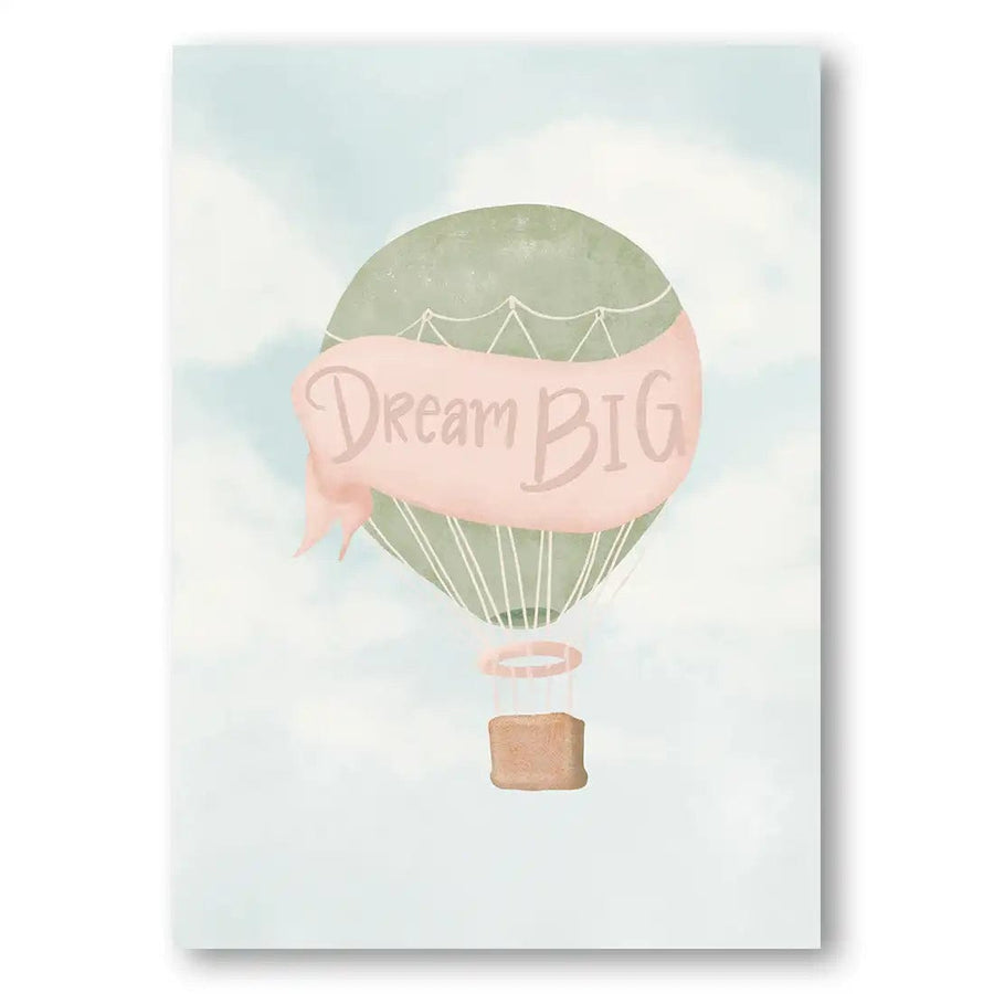 Soaring Inspiration Hot Air Balloon Print