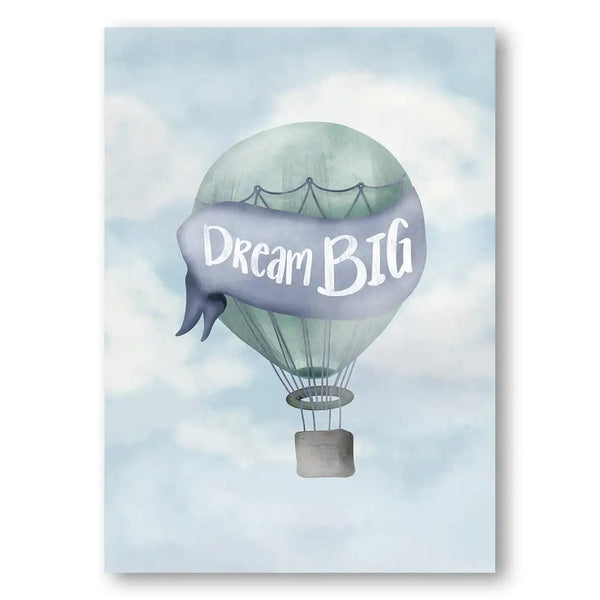 Dream Big Blue by Aminah Eleonora Children's Art Print