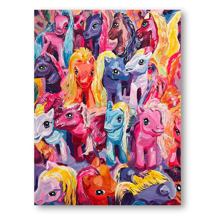 Colorful Herd Print