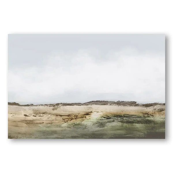 West Coast Shoreline Abstract Art Print