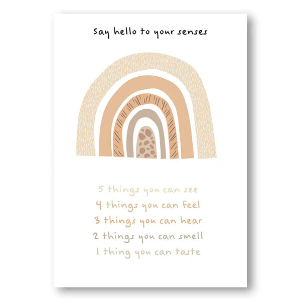 Sensory Rainbow Meditation Print