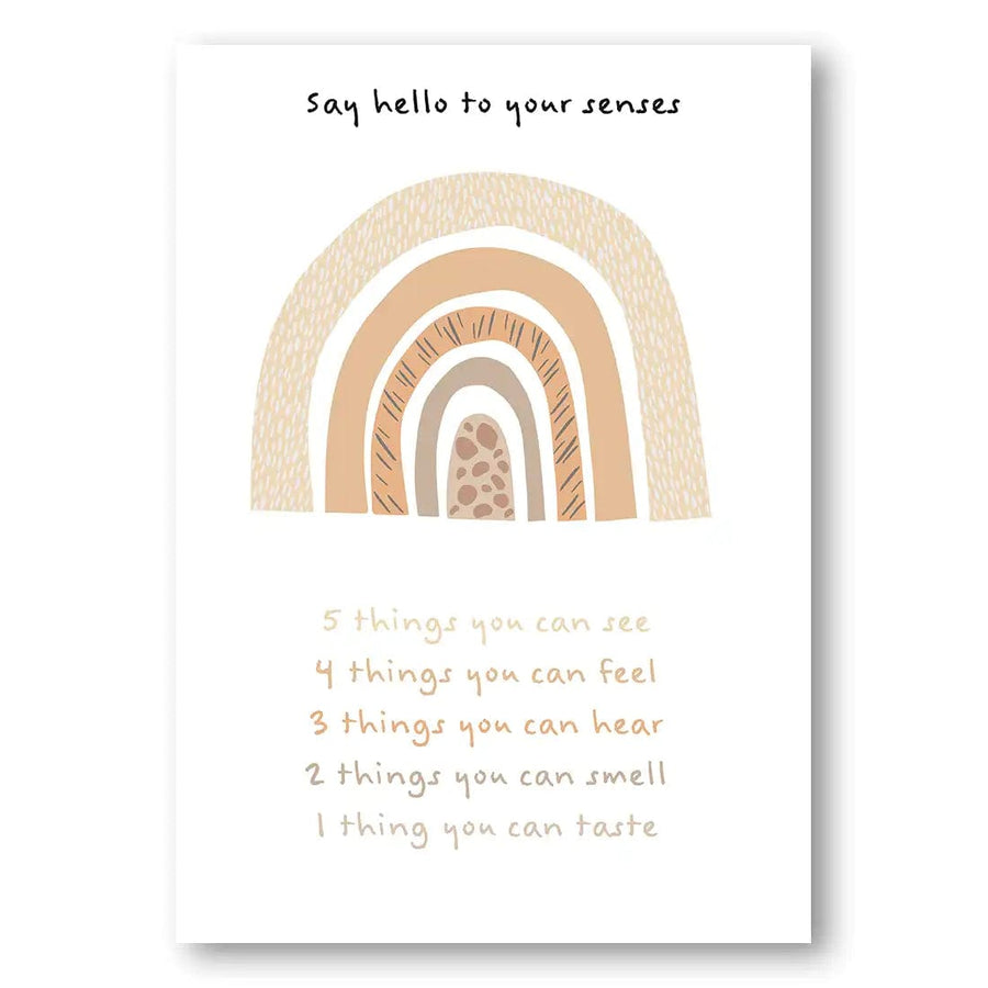 Sensory Rainbow Meditation Print