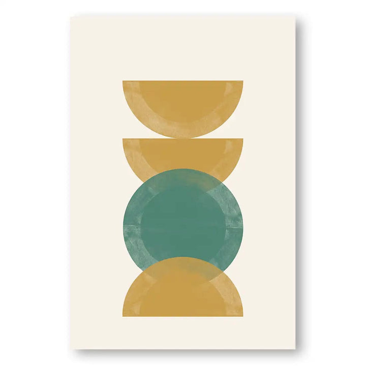 Modern Balance Abstract Geometric Art Print