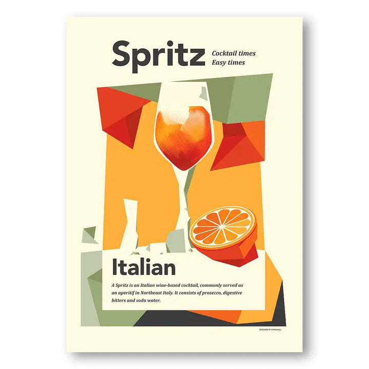 Italian Aperol Spritz Print