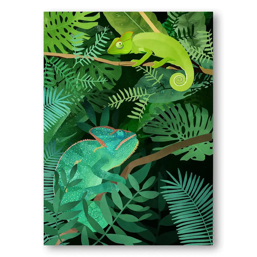 Chameleons Art Print