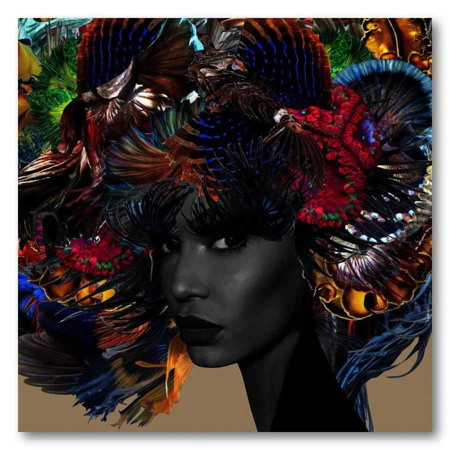 Exotic Fusion Portrait Art Print
