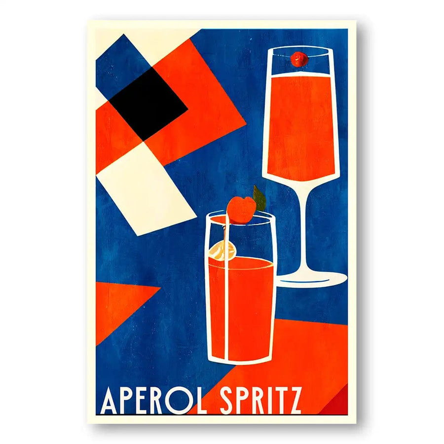 Citrus Delight Aperol Spritz Print
