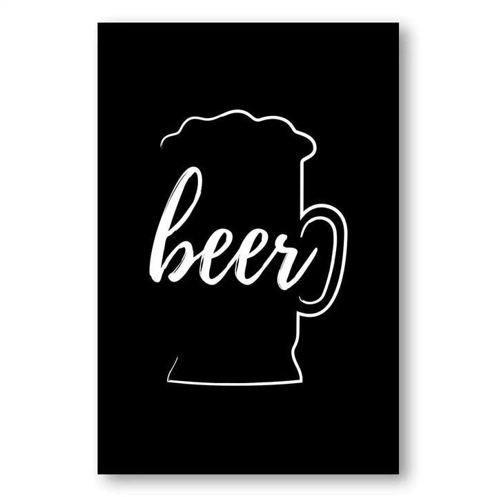 Suds and Serifs Beer Word Art Print