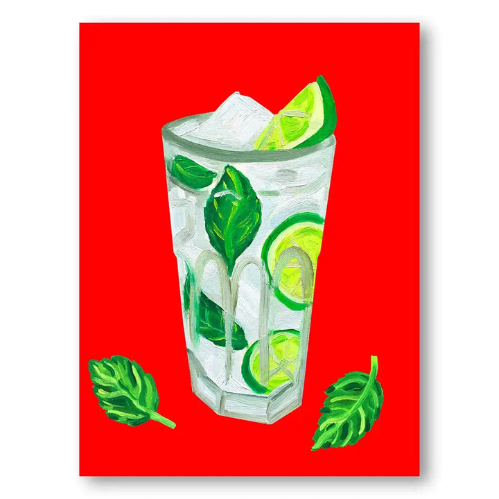 Mojito Extra Mint Art Print